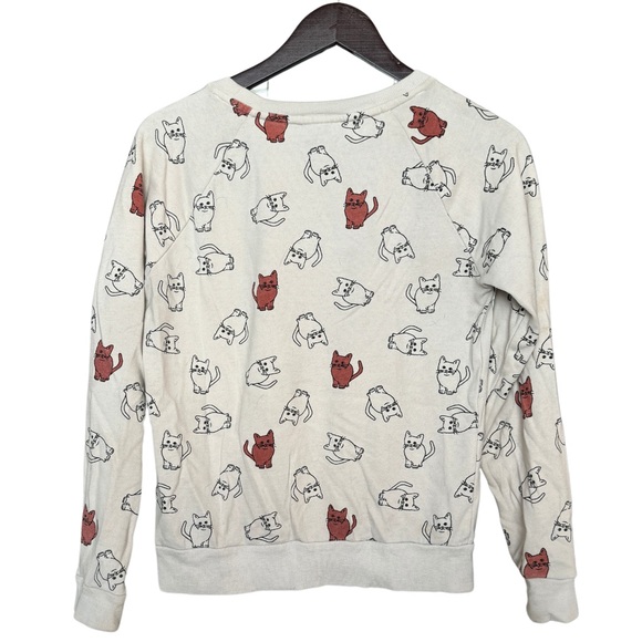 Forever 21 Cat Print Sweatshirt - Picture 3 of 3